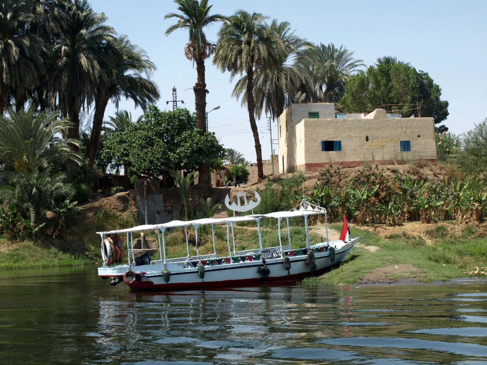 Felucca Ride on the surface of the Nile River in Luxor